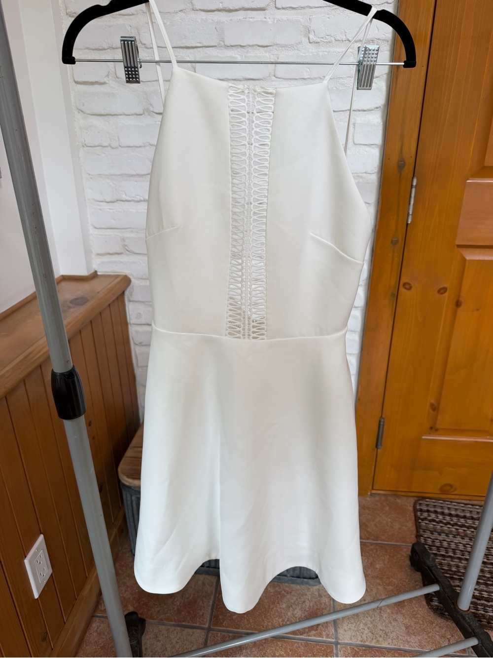 Keepsake the label White Cutout Open Back Flared Mini Dress Size XS - Picture 3 of 12